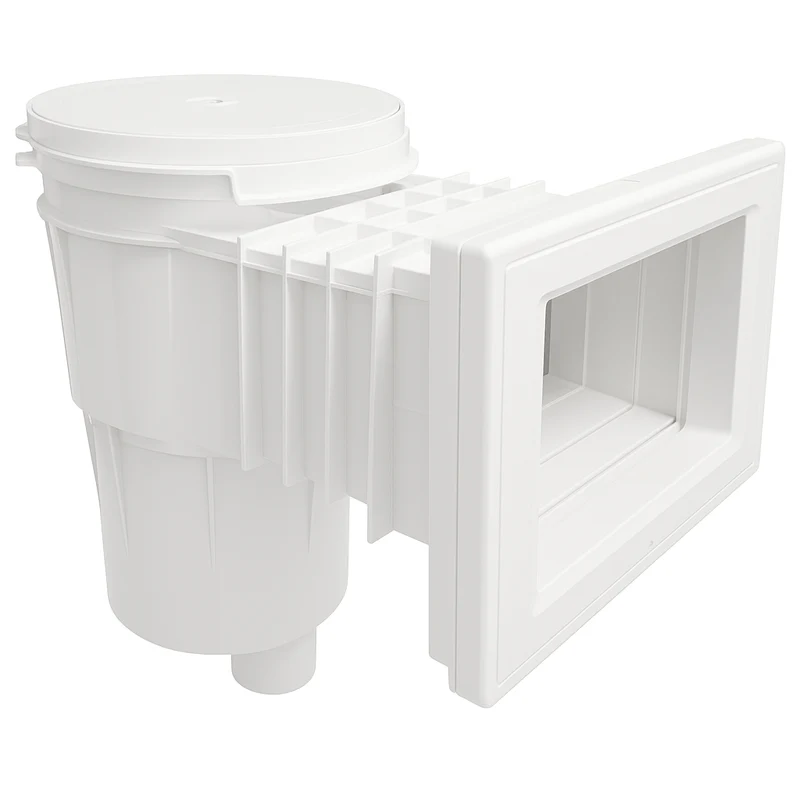 Astralpool - Skimmer 17,5L con boca estándar y tapa circular 6° para piscina de poliéster