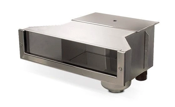 AstralPool - Skimmer 17,5L inox de nivel de agua alto Slim 500/650 para piscina