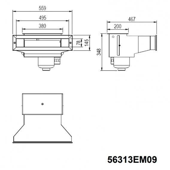 AstralPool - Skimmer inox ancho 500/650 para piscina