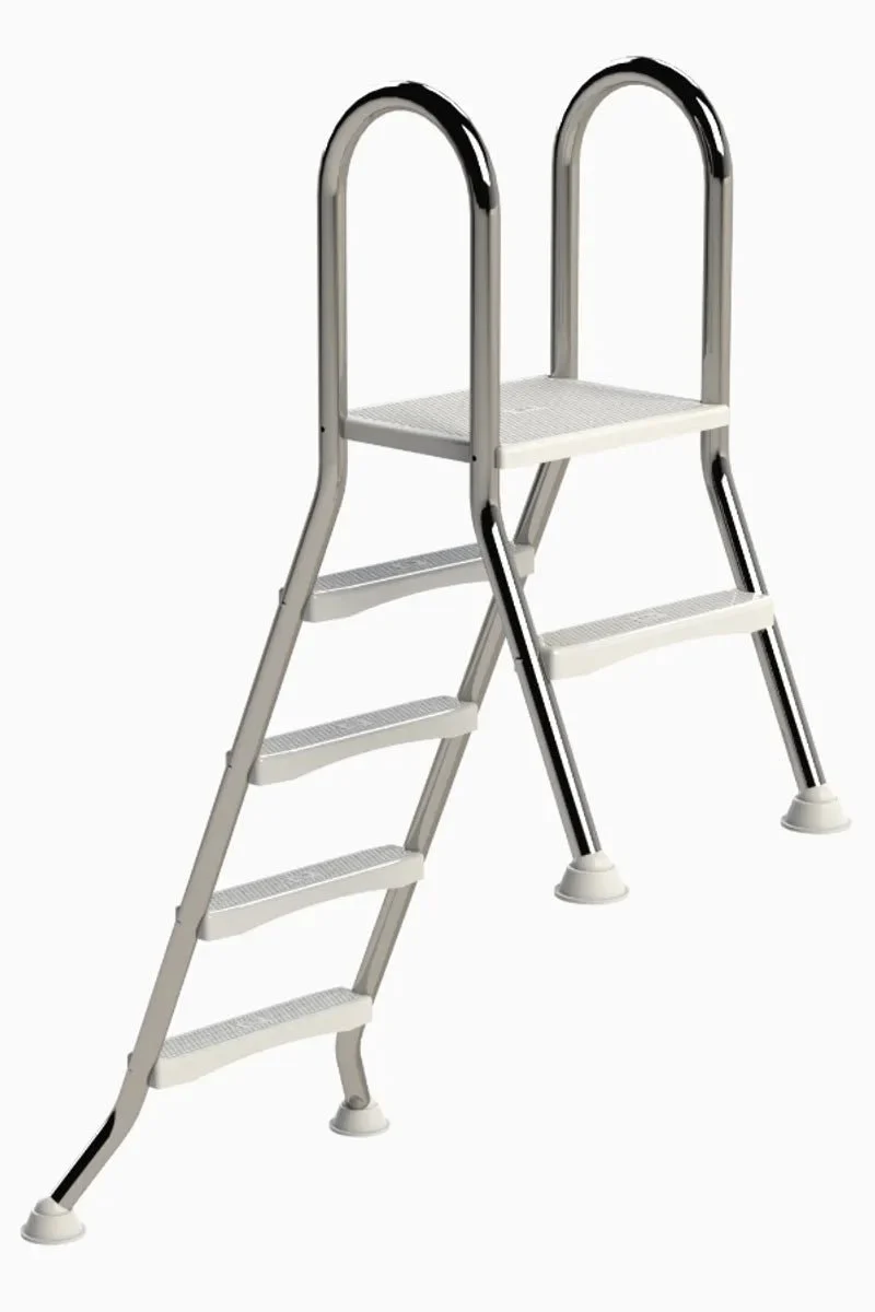 IDEAL A-frame RVS Zwembadtrap 1 + 4 treden – AISI 304