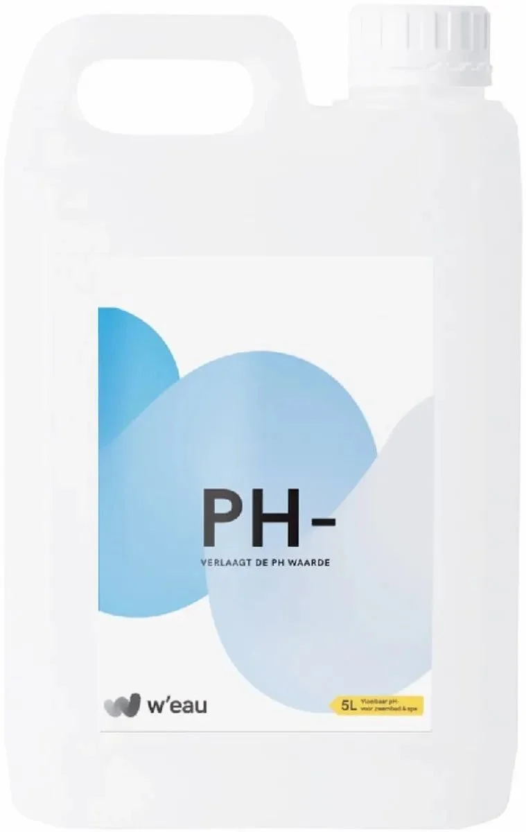 W'eau vloeibare pH minus - 5 liter