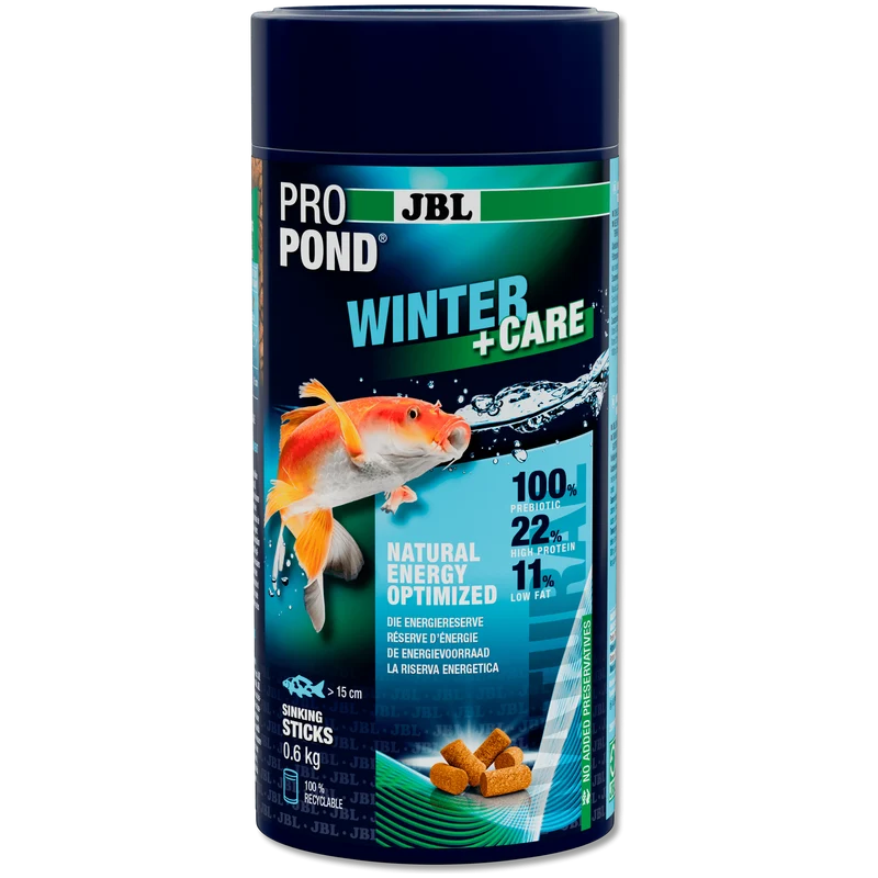 JBL ProPond Winter+Care - 1L/0.6kg - Aliment d'hiver pour carpes koï et autres poissons de bassin