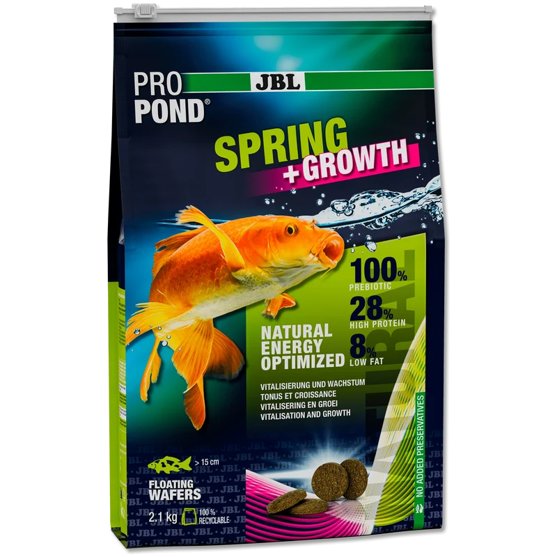 JBL ProPond Sping+Growth - 6L/2.1kg - Aliment de printemps pour carpes koï et autres poissons de bassin