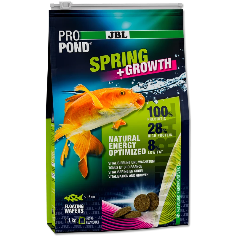 JBL ProPond Sping+Growth - 3L/1.1kg - Aliment de printemps pour carpes koï et autres poissons de bassin