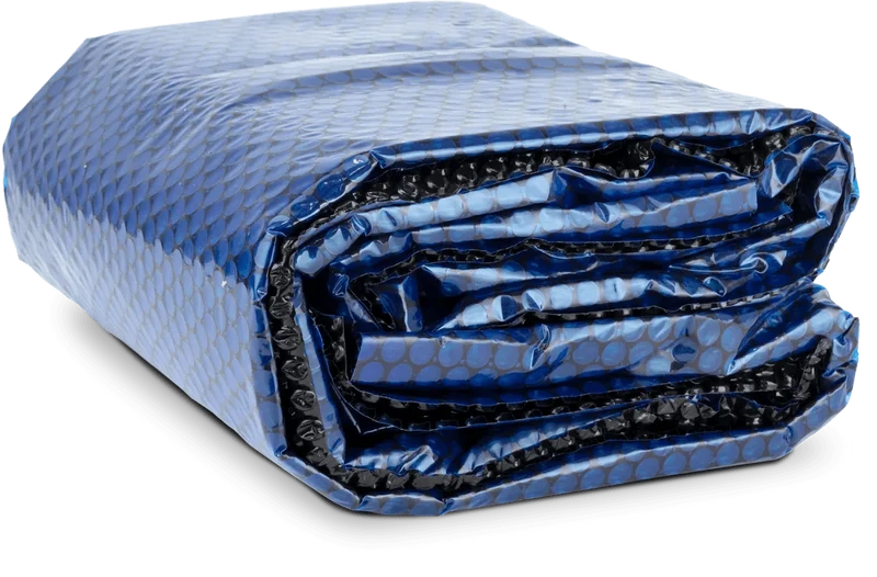 W'eau solar cover rond - 549 cm (zeilmaat 538) - Zwart/Blauw