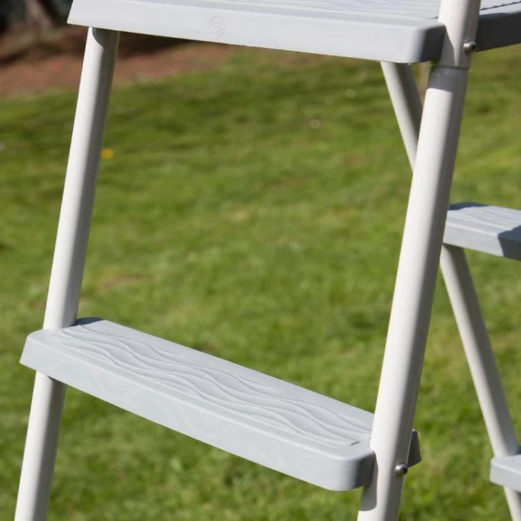 Gre - Escalera piscina elevada con plataforma 120-132 cm ET1213