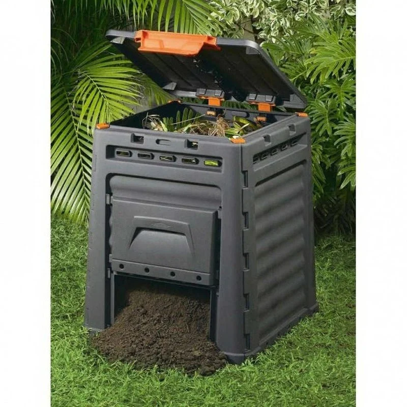 Keter - Compostador de jardín Eco 320L gris oscuro