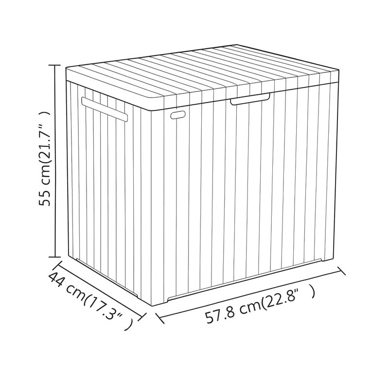 Keter - Arcón de exterior City Box gris