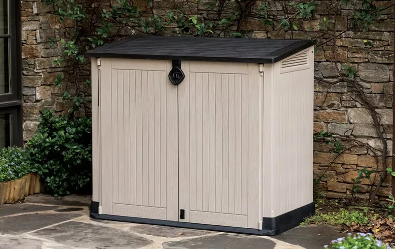 Keter - Cobertizo de exterior Store-It-Out Midi 880L topo/beige
