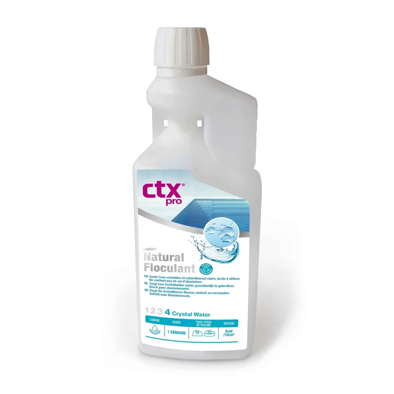 CTX - Floculant naturel pour piscine classique - 1L