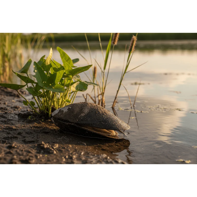 Moule Filtreuse - Moule Anodonte - Anodonte des rivières (Vijvermossel)
