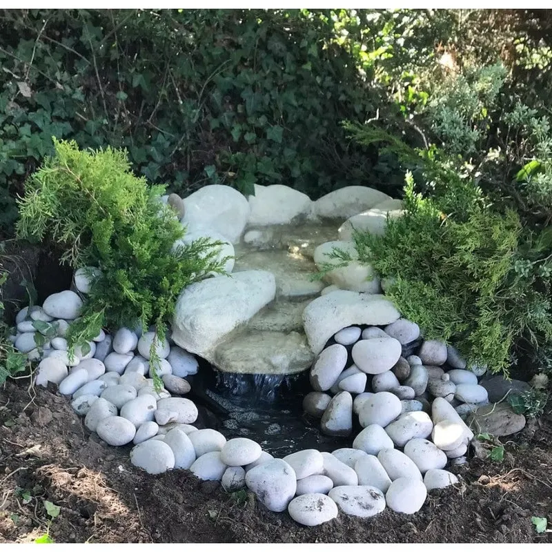 Grande Cascade Préformée Artificielle de jardin - Style rivière naturelle
