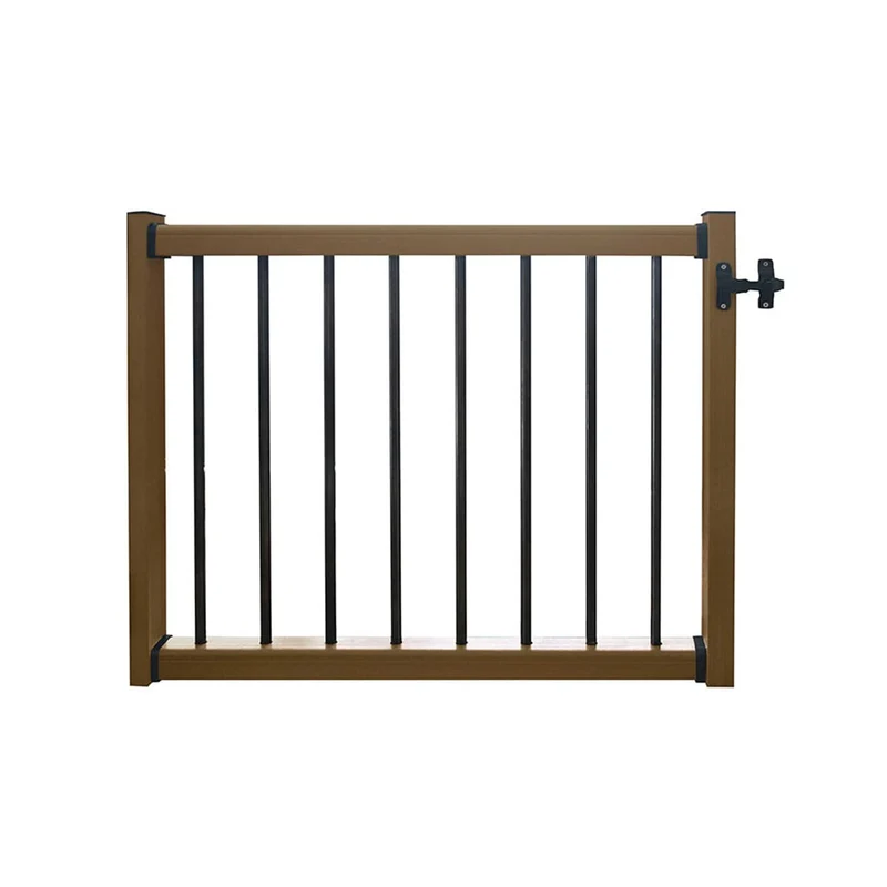 Barrière de rampe en composite - Teck