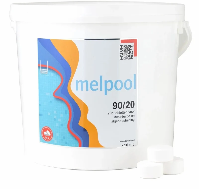 Melpool kleine chloortabletten 20 grams 5 kg
