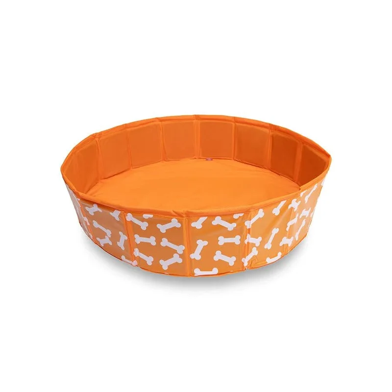Swim Essentials - Bonebash | Oranje Honden Zwembad Ø 80 cm