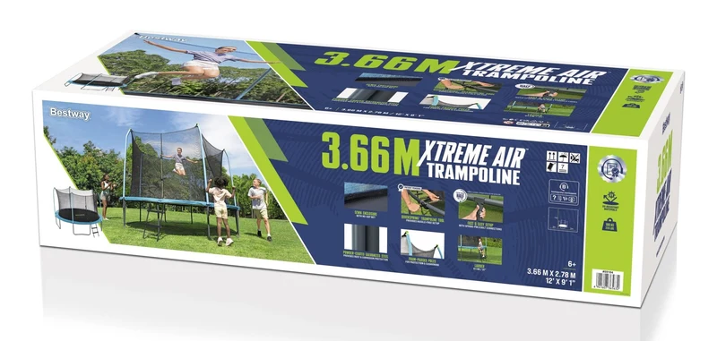 Bestway Xtreme Air Trampoline 366 cm x 278 cm
