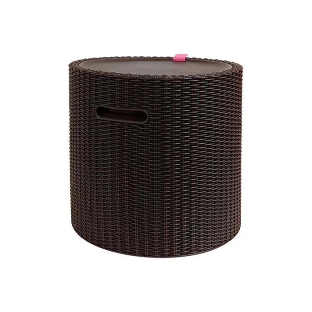Keter - Nevera de jardín Cool Stool marrón