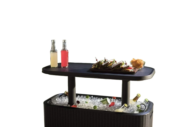 Keter - Nevera de jardín Bevy Bar marrón