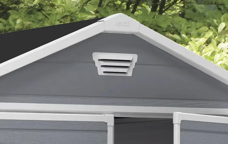 Keter - Caseta de exterior Manor 6x8 gris