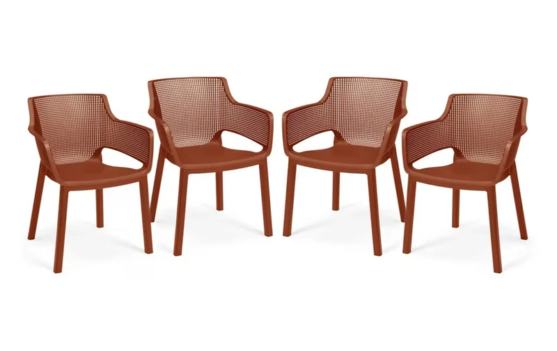 Keter - Silla de exterior Elisa rojo