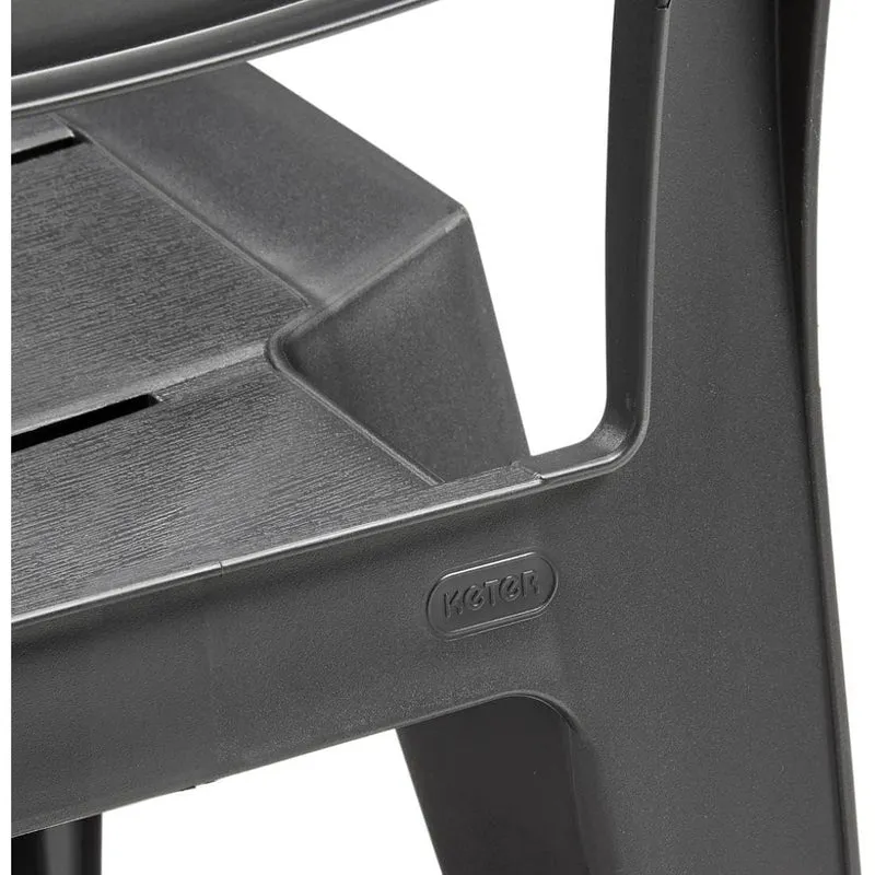Keter - Silla de exterior Julie grafito