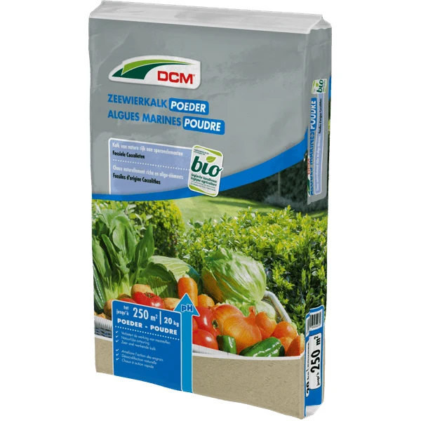 DCM Algues Marines 20kg pour 250m² - Poudre de fossiles d'origine coccolithes - En granules