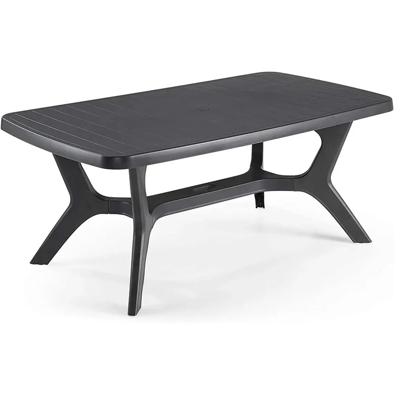 Keter - Mesa de comedor de exterior Baltimore grafito