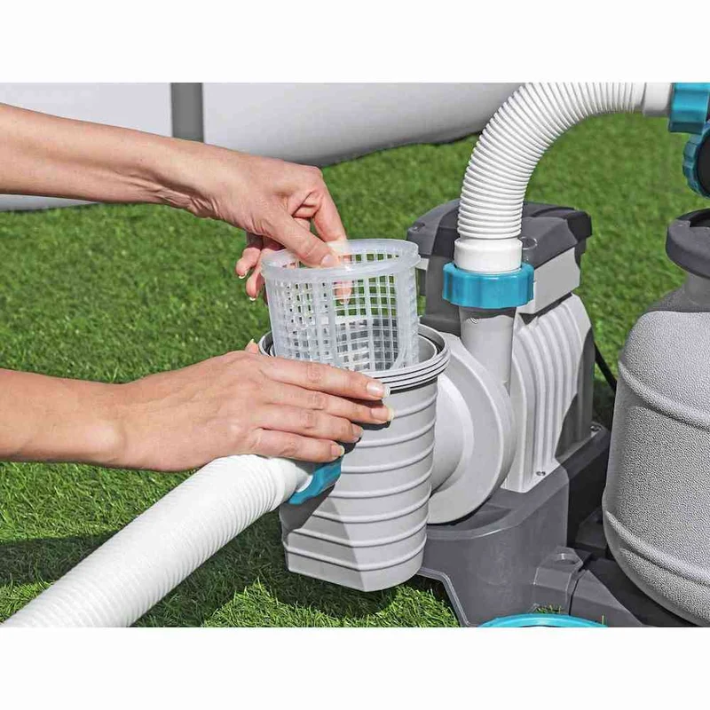Bestway – Flowclear depuradora de arena 6.056 L/h para piscinas elevadas