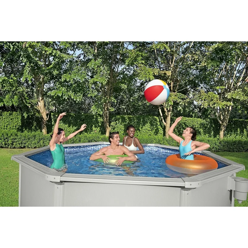 Bestway – Piscina circular elevada de acero Hydrium (366 × 120 cm)