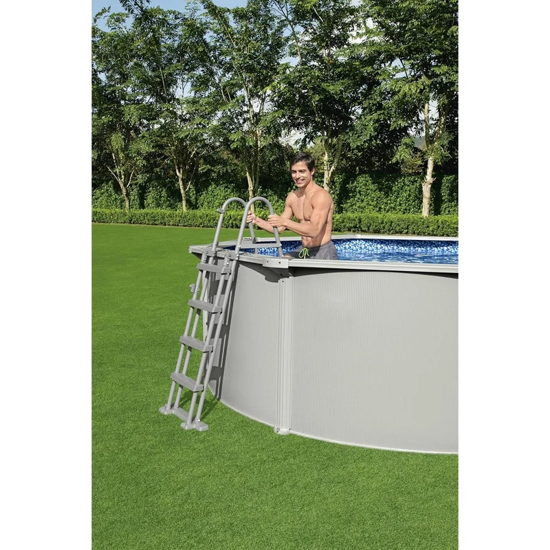 Bestway – Piscina circular elevada de acero Hydrium (305 × 120 cm)