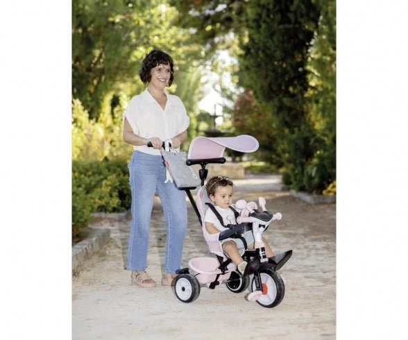 Baby Driver Roze Driewieler – 3-in-1 Evoluerende Driewieler