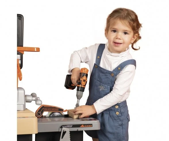 Smoby Black + Decker Mega Center speelgoed werkbank
