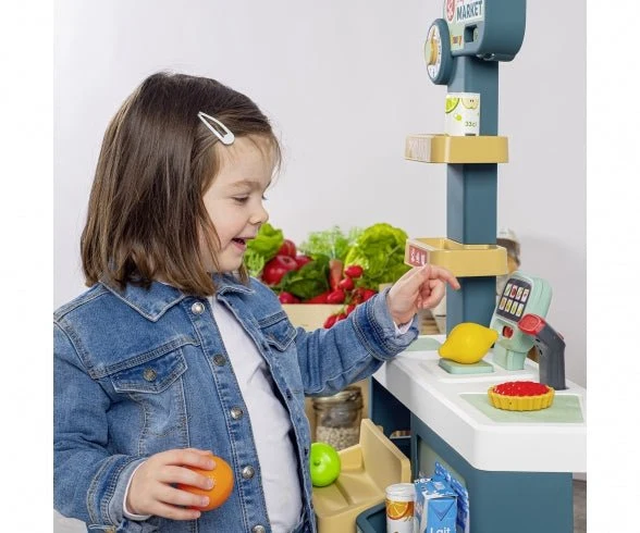 Smoby supermarkt met winkelwagentje