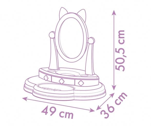 Gabby’s Dollhouse Tabletop Dressing Table