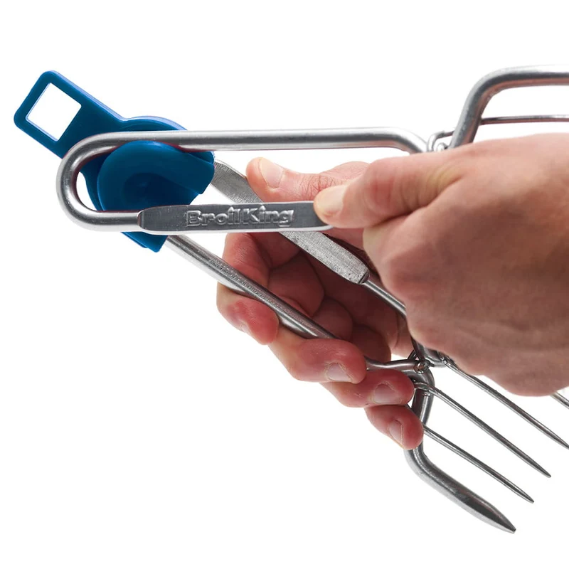 Fourchettes en acier pour viande