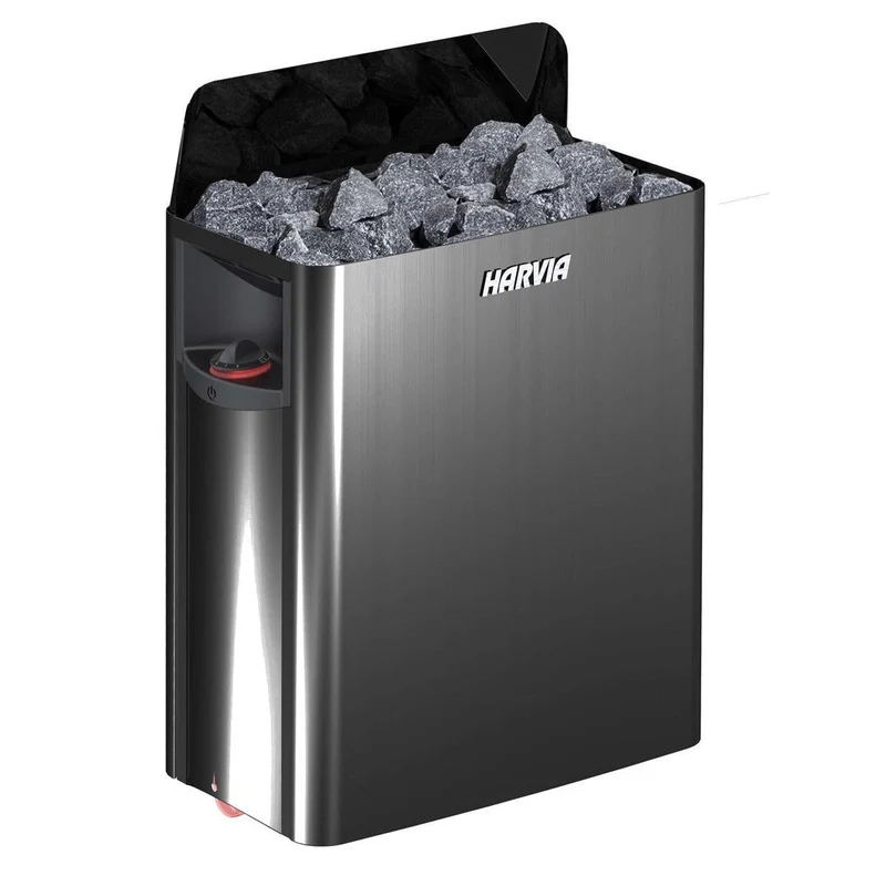 HARVIA – Estufa Wall negra para sauna