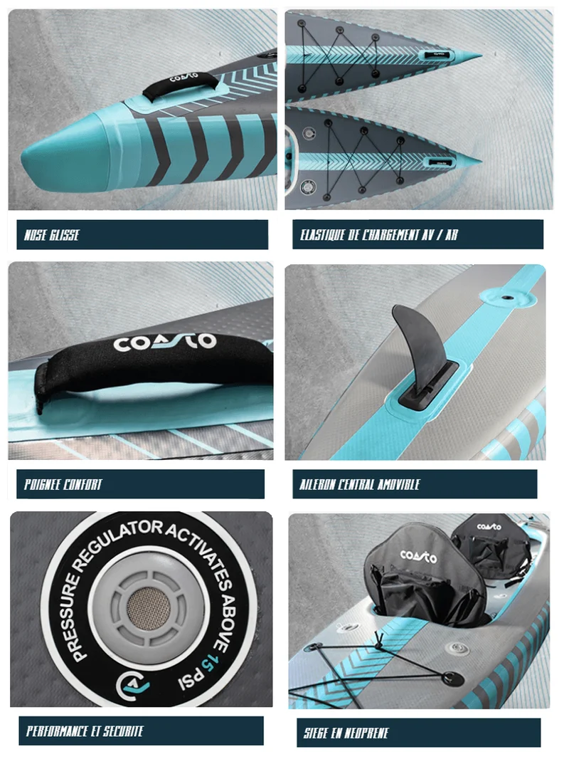 Coasto Kayak Capitole, 1 persoon