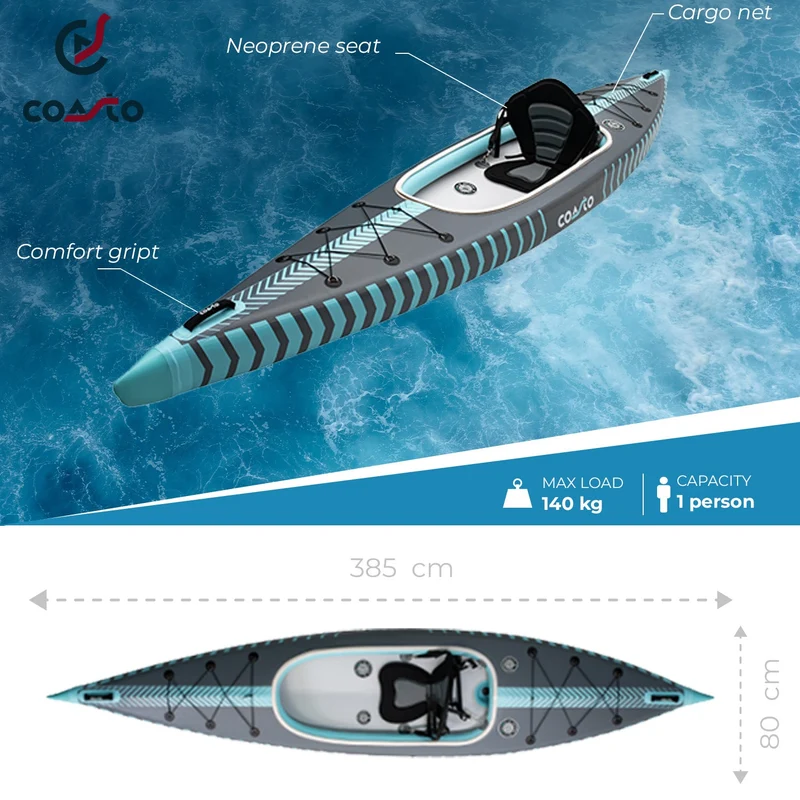 Coasto Kayak Capitole, 1 persoon
