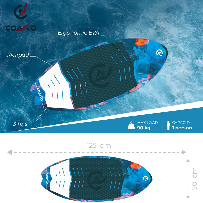 Coasto Opal Wakesurfplank