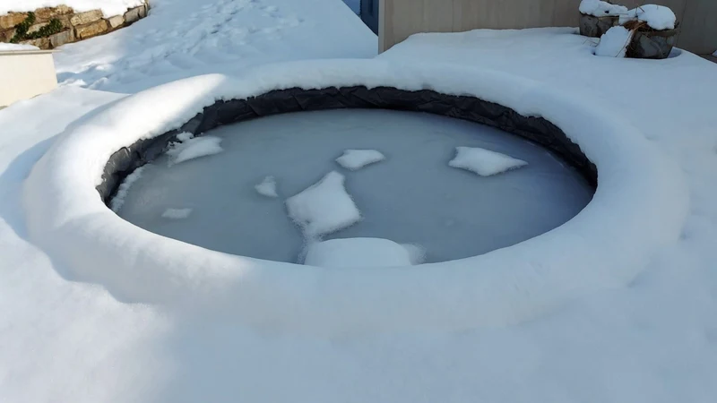Winterzeil voor rond zwembad Ø 800 cm