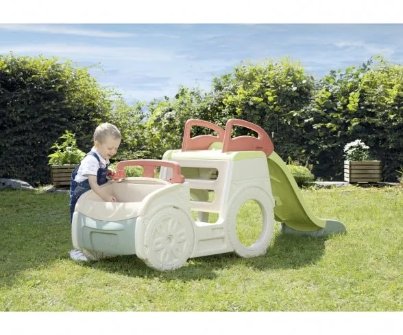 Smoby Adventure Car met glijbaan en zandbak