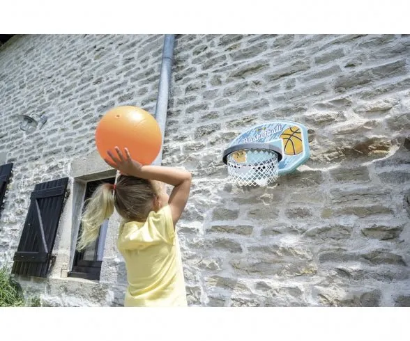 Smoby Basketbal Mand - 3-in-1 voor Glijbanen