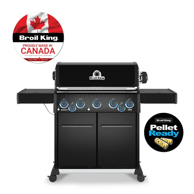 BBQ au gaz Broil King Baron 590 Pro Shadow - 45 000 BTU