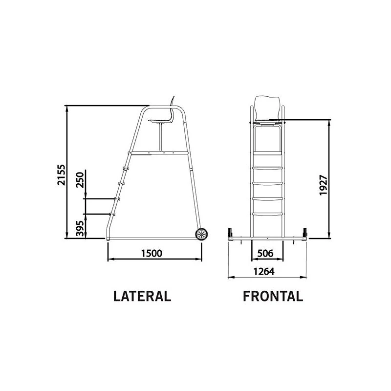 AstralPool - Silla para socorrista piscina pública
