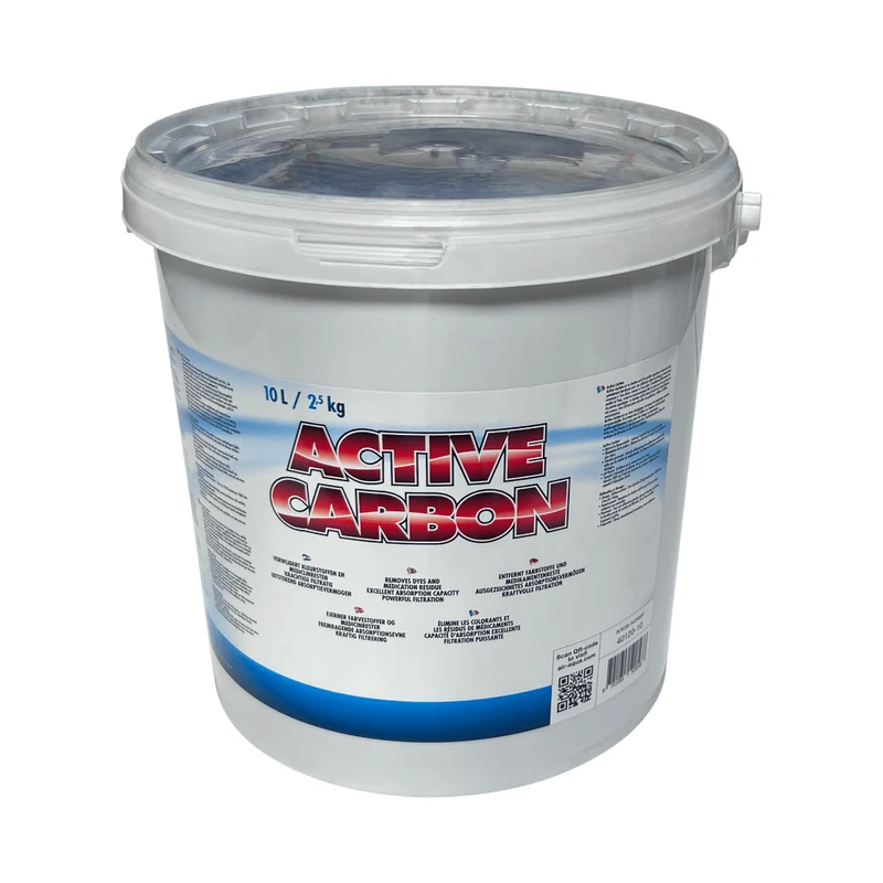 Active Carbon 10ltr - 2.5kg - Charbon actif de qualité supérieure - Air-Aqua