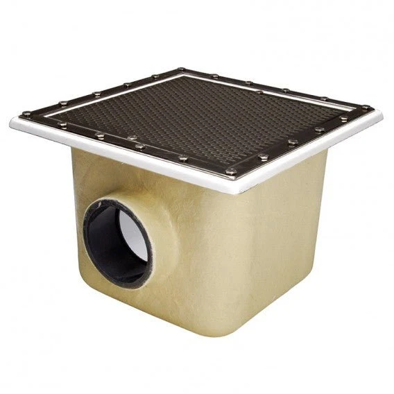 Astralpool - Sumidero de poliéster + fibra de vidrio 515×515 mm para piscina con liner y prefabricada