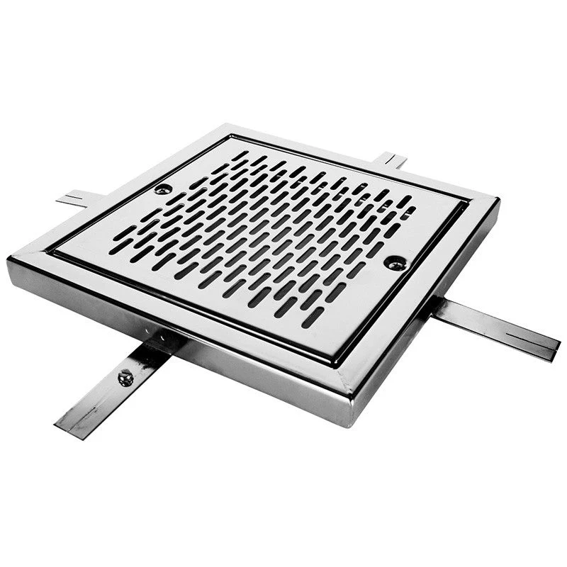 Astralpool - Reja de desagüe cuadrada en acero inoxidable para piscina