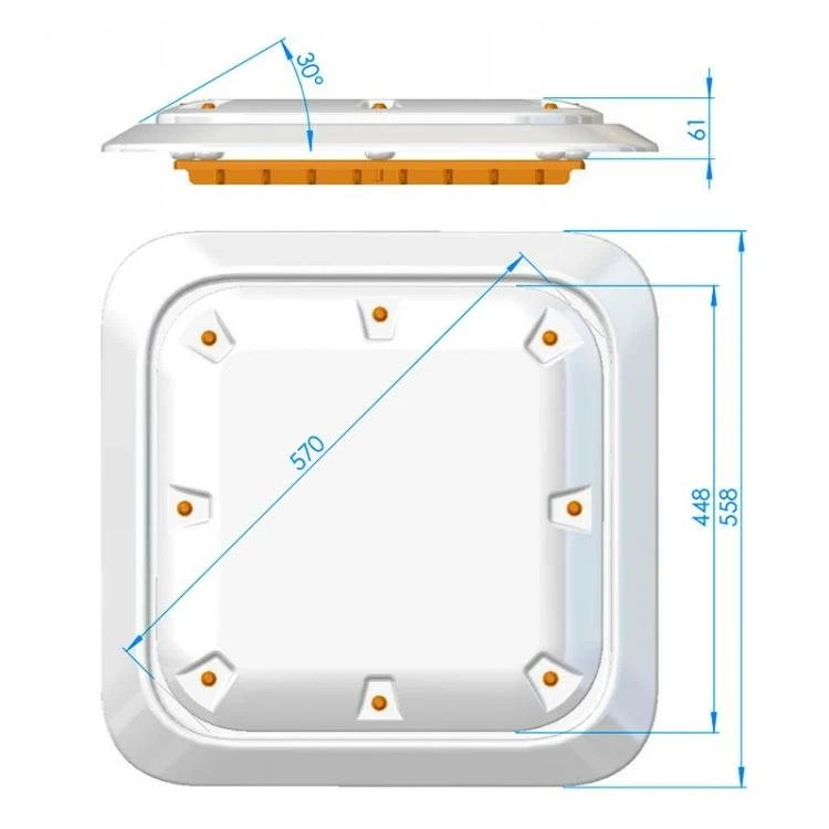 Astralpool - Tapa antivortex extraplana para piscina