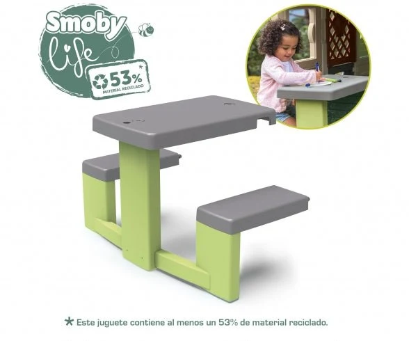 Smoby speelhuis accessoire - Picknicktafel