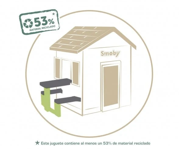 Smoby speelhuis accessoire - Picknicktafel
